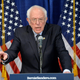 US Democratic presidential candidate Senator Bernie Sanders(I-VT) speaks to the press after loosing much of super Tuesday to US Democratic presidential candidate and former US Vice President Joe Biden the previous night, in Burlington, Vermont on March 11, 2020.